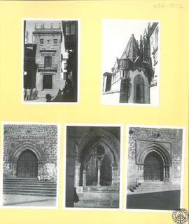 Plasencia [Casa de los Grijalva o Almaraz; torre de la Catedral Vieja; portadas de la iglesia de ...