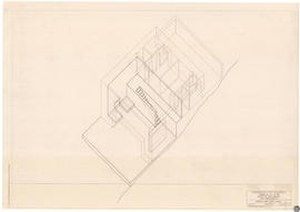 Residence for [...], Santa Fe, New Mexico. Last guesthouse (2). Axonometric