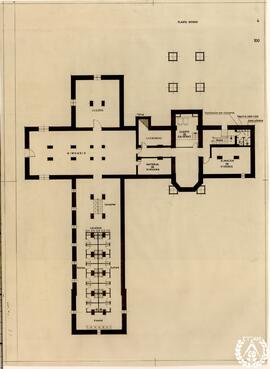 Planta sótano [Colegio de Nuestra Señora del Recuerdo, Chamartín de la Rosa, Madrid. Adaptación p...