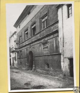 Casa señorial en Sant Mateu, Castellón [Fachada del palacio del marqués de Villores]