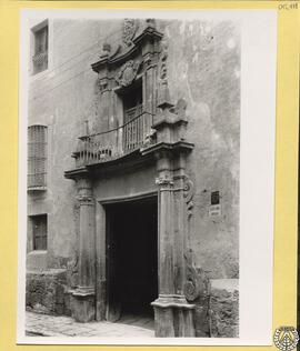 Seminario de Segorbe, Castellón. Puerta [de acceso al exterior]