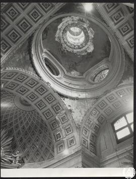 [Restauración y reforma del Oratorio del Caballero de Gracia, Madrid. Vista de las cúpulas del áb...