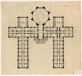 Planta primera [Colegio de Nuestra Señora del Recuerdo, Chamartín de la Rosa, Madrid. Adaptación ...