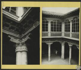 Palacio de Antonio de Mendoza, Guadalajara. Patio [Detalle de capitel y zapata, galerías]