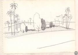 [Cuaderno de obra artística 2. ¿Boceto para el Club de Golf de La Manga?]