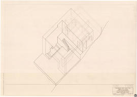 Residence for [...], Santa Fe, New Mexico. Last guesthouse. Final solution. Axonometric
