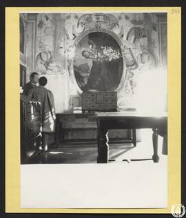 Convento de Franciscanas de Santa Úrsula en Alcalá de Henares [Frescos de la sacristía: tentacion...