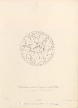 Roseton ideal estilo del Borromini, Sig. XVII, seguido despues por Churriguera