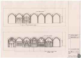 Proyecto restauración y conservación de la Santa Iglesia Catedral Primada de Toledo. Alzados esta...
