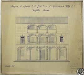 Proyecto de reforma de la fachada en el Ayuntamiento Viejo de Trujillo. Cáceres