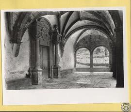 Ermita de Traiguera, Castellón [Crujías del pórtico de acceso y portada del Real Santuario de la ...