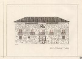 Casa de los Abad. Canalejas del Arroyo, Cuenca. Alzado