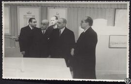 [Exposición de planos y maquetas en el Pabellón de la Junta de Gobierno de la Ciudad Universitari...