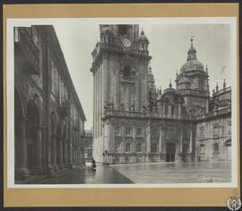 Catedral de Santiago de Compostela. Torre del Reloj y Pórtico Real