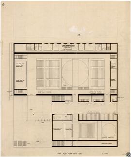 First floor plan [Concurso para la Filarmónica de Copenhague]