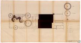 Jardín en la residencia de [...] en Aravaca (Madrid). Plano de plantación