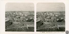 Roma. Panorama da San Pietro verso il Pincio