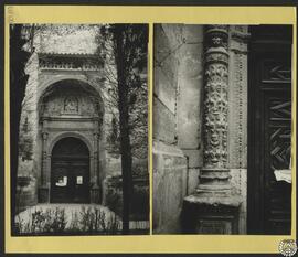 Palacio de Antonio de Mendoza, Guadalajara. Portada de la iglesia