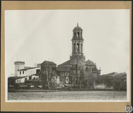 Iglesia y castillo de [de Vilobí de Oñar], Gerona [Iglesia de San Esteban]
