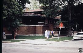 Viviendas unifamiliares. Extranjero. Frank Lloyd Wright. Casa Robie. Woodlawn Ave. Esquina calle 57, Chicago. 1909. Diversos aspectos de la casa [Imagen 3]