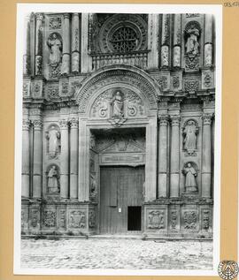 La Cartuja, Jerez de la Frontera. Fachada principal. Puerta [Fachada de la iglesia de la Cartuja ...
