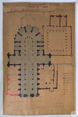 Catedral de Burgos. Estudio de reconstrucción. Planta
