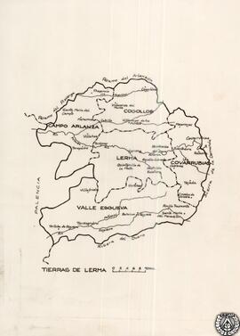 Tierras de Lerma, Burgos. Plano comarcal