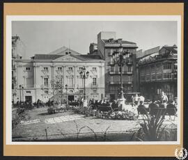 Teatro Español de Madrid [Fachada de la plaza Santa Ana]