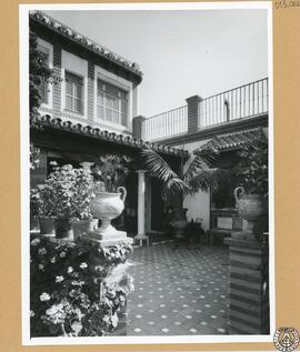 Casa de don Pelayo Quintero en Cádiz. Jardín