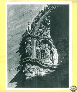 Iglesia de San Francisco de Palma de Mallorca. Detalle de la portada