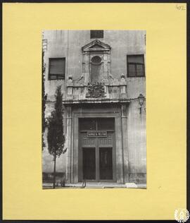 Alcalá de Henares [Colegio convento de Mínimos San Francisco de Paula de Santa Ana. Portada de la...