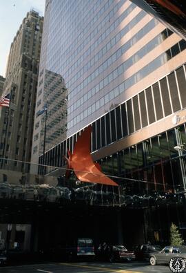 New York siguiendo la guía de Paul Goldberger [1]. Finantial District. The World Trade Center. Minura Yamasaki & Associates, Emery Roth & Sons. 1970-77. Edificio anejo