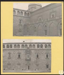 Palacio Arzobispal de Alcalá de Henares. Hoy Archivo General Central del Reino [Fachadas principa...