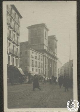[Vista de san Isidro, calle Toledo de Madrid]