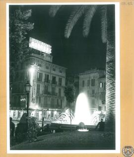 Plaza de la Reina de Palma de Mallorca [Vista nocturna]