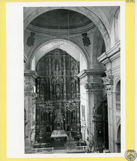 Iglesia de Jesús. Interior de la nave y Capilla Mayor