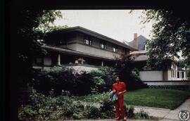 Viviendas unifamiliares. Extranjero. Frank Lloyd Wright. Casa Frank Thomas, Oak Park III, Chicago. Aspecto general