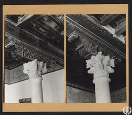 Convento de Carmelitas de la Imagen en Alcalá de Henares [Capiteles con zapata de madera y arteso...