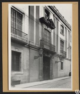 Palacio, Madrid [Palacio del Marqués de Ustáriz o de los Condes de Villagonzalo. Fachada de la ca...