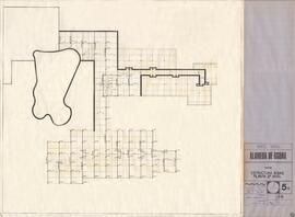 Hotel ducal Alameda de Osuna. Suites. Estructura sobre planta 2º nivel