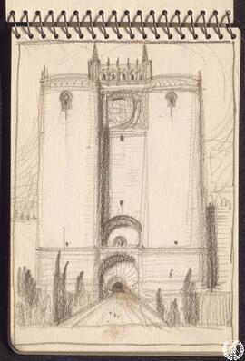 [Cuaderno 1. Vista de edificio monumental]