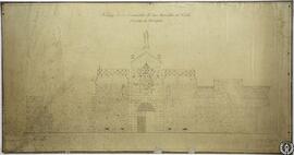 Proyecto de conservación de las murallas de Toledo. Puerta de Bisagra. Alzado