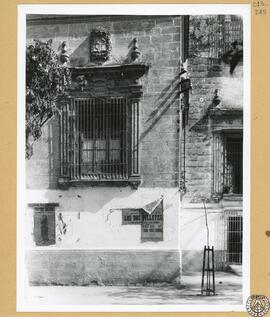 Torre del Castillo, Jerez de la Frontera. Detalle [Hueco del palacio de Villavicencio en el Alcázar]