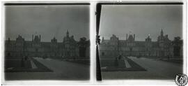 [Vistas de ciudades y edificios de Alemania, Bélgica y Francia. Fontainebleau. Palacio]