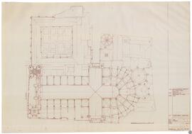 Restauración y conservación de la catedral de Toledo. Proyecto nº 8. Planta de cubiertas. Estado ...