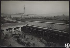 [Universidad Laboral de Gijón. Granja escuela en construcción]