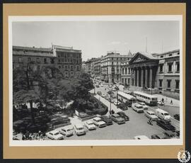 Plaza de las Cortes, Madrid [Vista del edificio del Congreso de los Diputados]