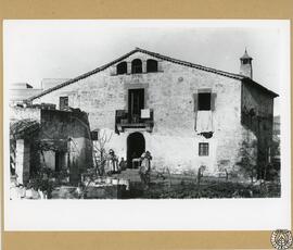 Masía en el barrio Guinardó de Barcelona