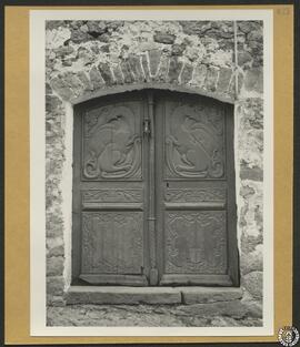 Casa particular de Bonansa, Huesca [Detalle de la puerta]