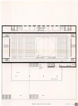 Second floor plan [Concurso para la Filarmónica de Copenhague]